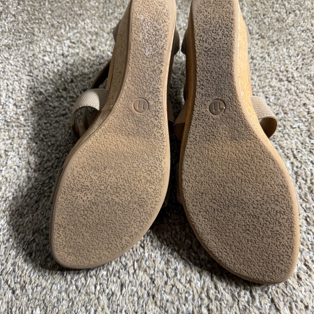 Universal Thread Brown Wedge Sandals - image 4